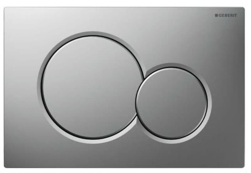 Πλακέτα χειρισμού Dual flush Geberit
Sigma 01 Round 115.770.JQ.5 Matt Chrome Ματ / Γυαλιστερό 24,6x16,4cm