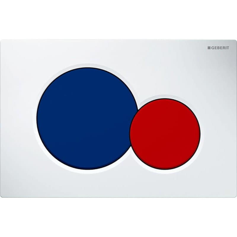 Πλακέτα χειρισμού Dual flush Geberit
Sigma 01 Round 115.770.LB.5 White / Blue / Red Γυαλιστερό 24,6x16,4cm