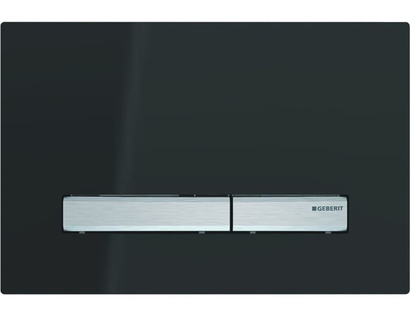 Πλακέτα χειρισμού Dual flush Geberit
Sigma 50 Square 115.788.DW.2 Black Γυαλιστερό 24,6x16,4cm