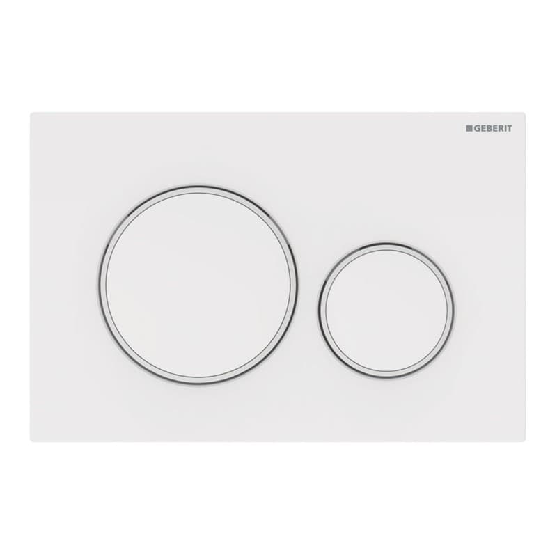 Πλακέτα χειρισμού Dual flush Geberit
Sigma 20 Round 115.882.11.1 white/white Gloss Γυαλιστερό 24,6x16,4cm