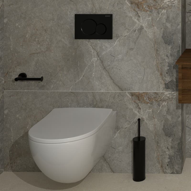 Πλακέτα χειρισμού Dual flush Geberit
Sigma 20 Round 115.882.16.1 Black matt/black Ματ 24,6x16,4cm - 4