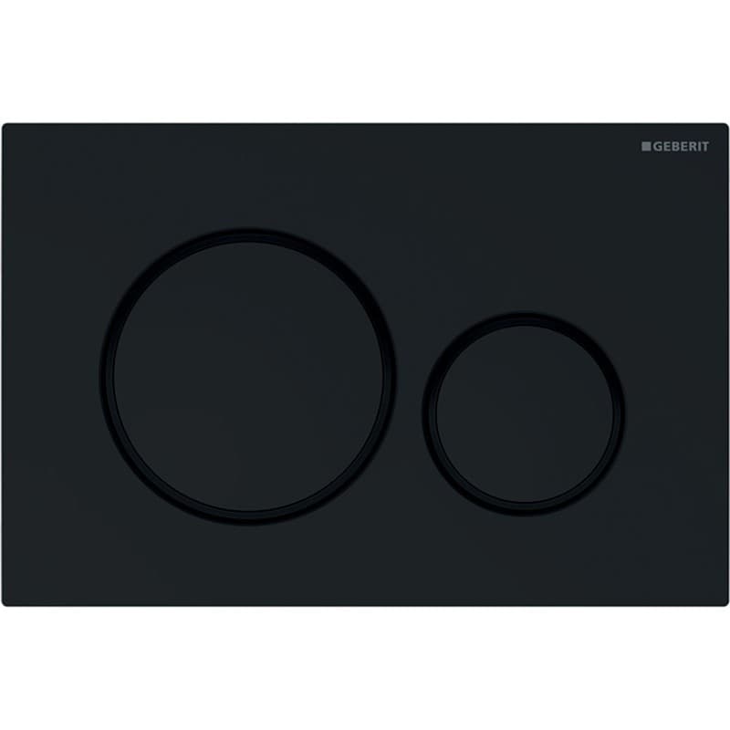 Πλακέτα χειρισμού Dual flush Geberit
Sigma 20 Round 115.882.DW.1 black/matt Black Γυαλιστερό / Ματ 24,6x16,4cm