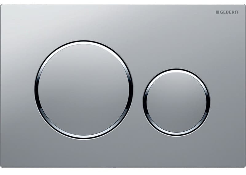 Πλακέτα χειρισμού Dual flush Geberit
Sigma 20 Round 115.882.JQ.1 Matt chrome/bright Chrome Ματ / Γυαλιστερό
24,6x16,4cm