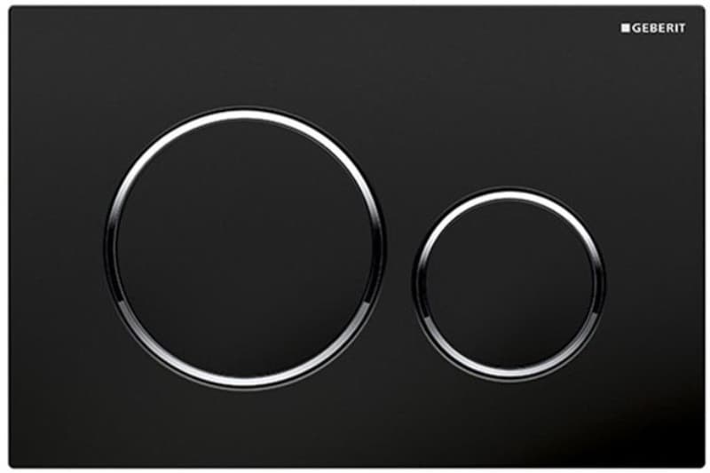 Πλακέτα χειρισμού Dual flush Geberit
Sigma 20 Round 115.882.KM.1 black/bright Chrome Ματ / Γυαλιστερό 24,6x16,4cm