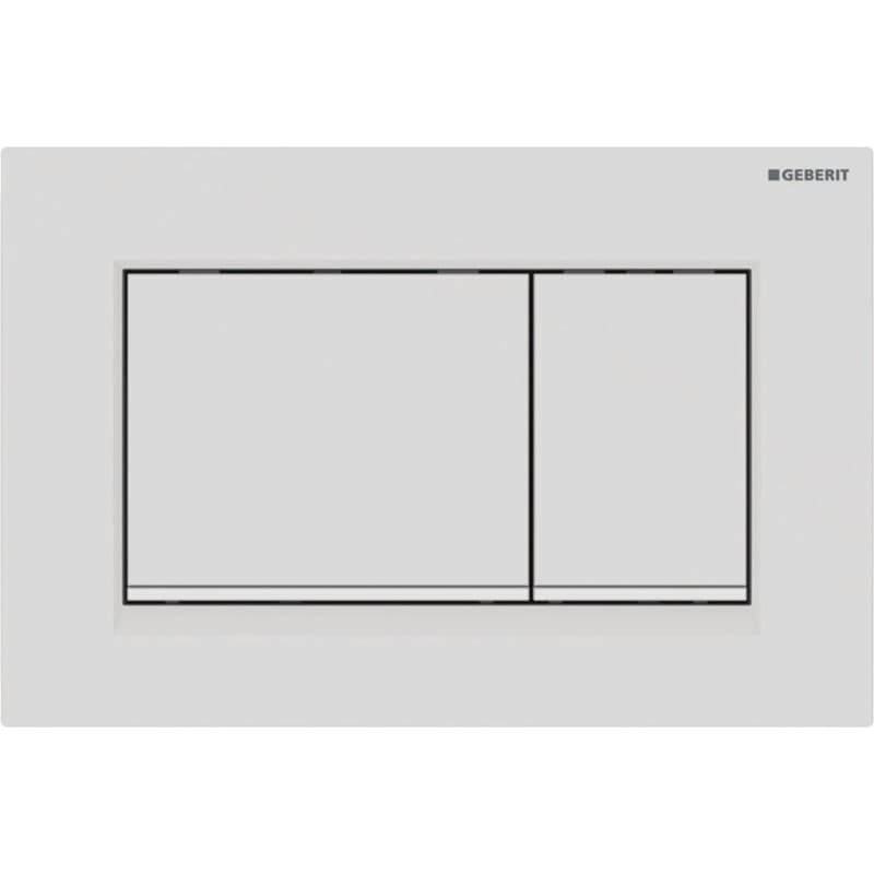 Πλακέτα χειρισμού Dual flush Geberit
Sigma 20 Square 115.883.01.1 white/white matt/white Ματ (κουμπί) 24,6x16,4cm