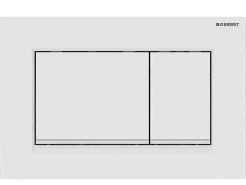 Πλακέτα χειρισμού Dual flush Geberit
Sigma 20 Square 115.883.11.1 white/white gloss/white Γυαλιστερό 24,6x16,4cm