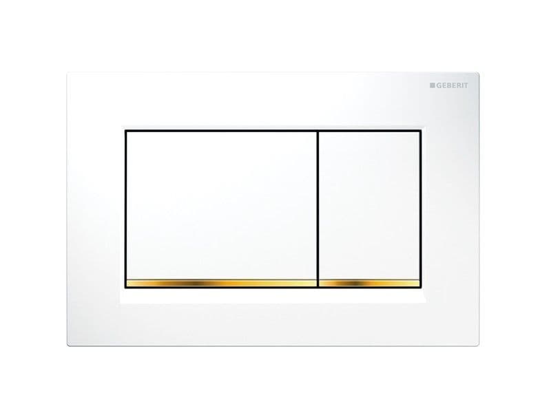 Πλακέτα χειρισμού Dual flush Geberit
Sigma 20 Square 115.883.KK.1 white/gold-plated Γυαλιστερό / Γυαλιστερό
24,6x16,4cm