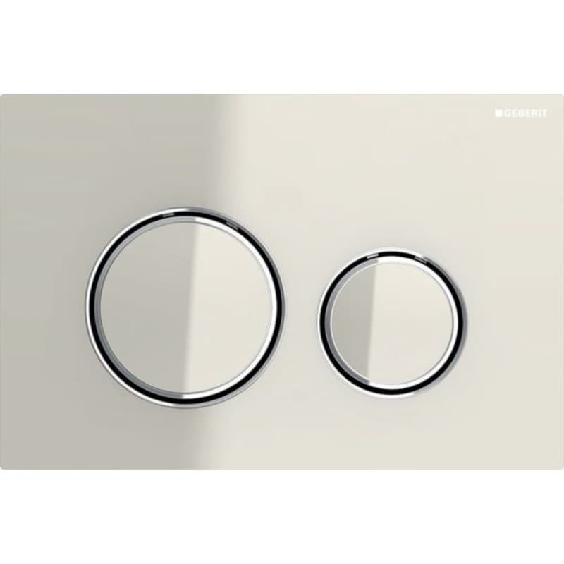 Πλακέτα χειρισμού Dual flush Geberit
Sigma 50 Round 115.884.JL.1 Sand Grey Γυαλιστερό (γυαλί) 24,6x16,4cm