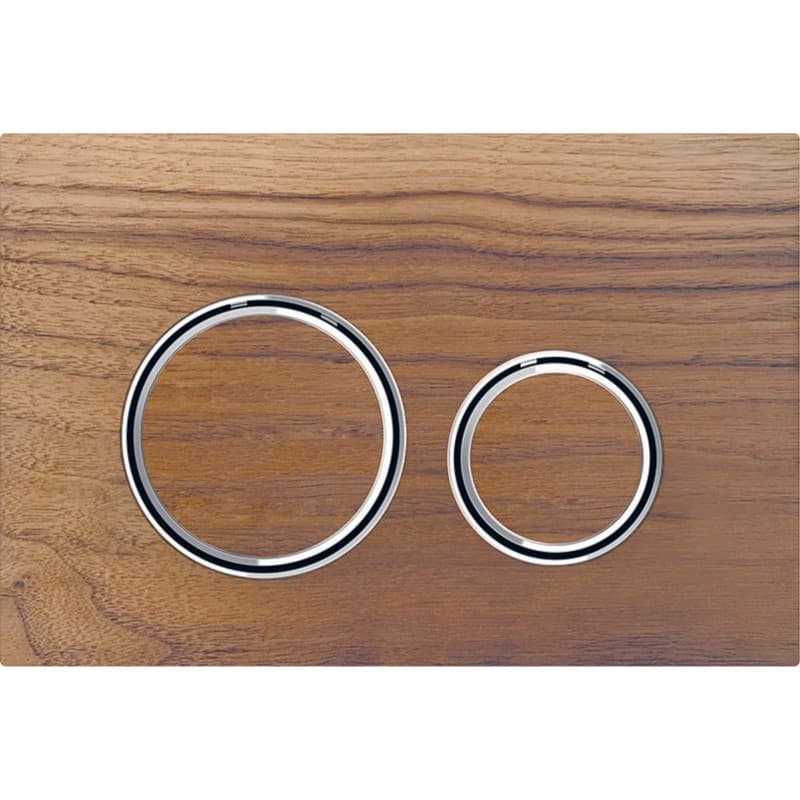 Πλακέτα χειρισμού Dual flush Geberit
Sigma 50 Round 115.884.JX.1 Black Walnut Ματ 24,6x16,4cm
