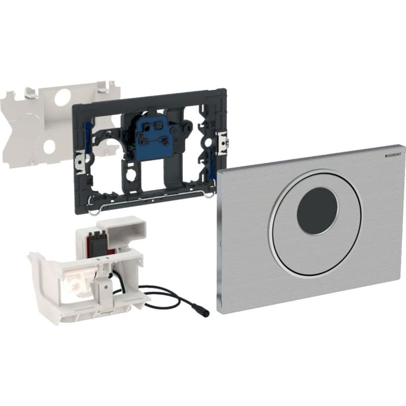 Πλακέτα χειρισμού Touchless, electronic
Geberit Sigma 10 IR 115.890.SN.6 Stainless Steel brushed/pol/br Βουρτσισμένο
24,6x16,4cm
