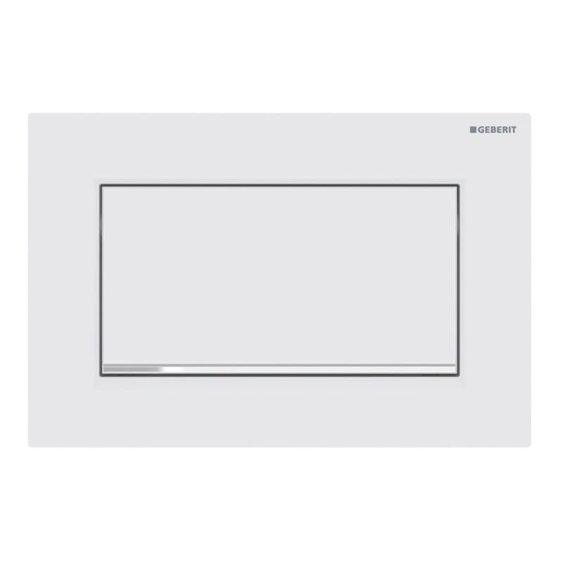 Πλακέτα χειρισμού Stop-and-go flush
Geberit Sigma 10 Square 115.893.JT.1 White matt/bright Chrome Ματ /
Γυαλιστερό 24,6x16,4cm