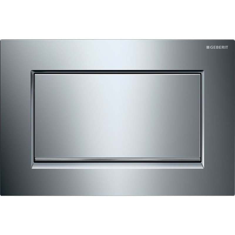 Πλακέτα χειρισμού Stop-and-go flush
Geberit Sigma 10 Square 115.893.KY.1 Bright chrome/chrome Brushed Γυαλιστερό
/ Βουρτσισμένο 24,6x16,4cm