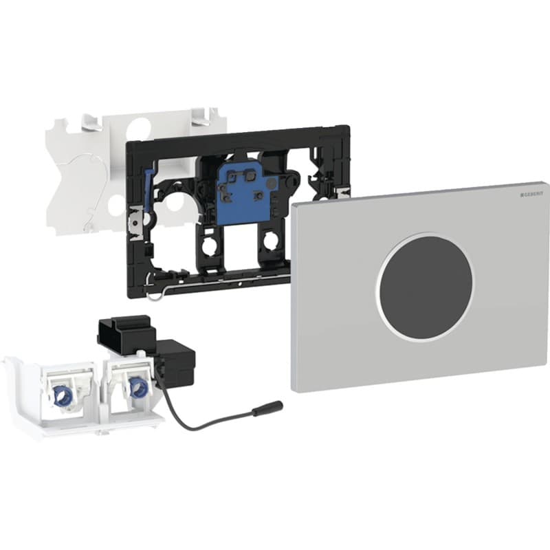 Πλακέτα χειρισμού Touchless, electronic
Geberit Sigma 10 IR 115.907.SN.6 Stainless Steel brushed/pol/br Βουρτσισμένο
24,6x16,4cm - 2