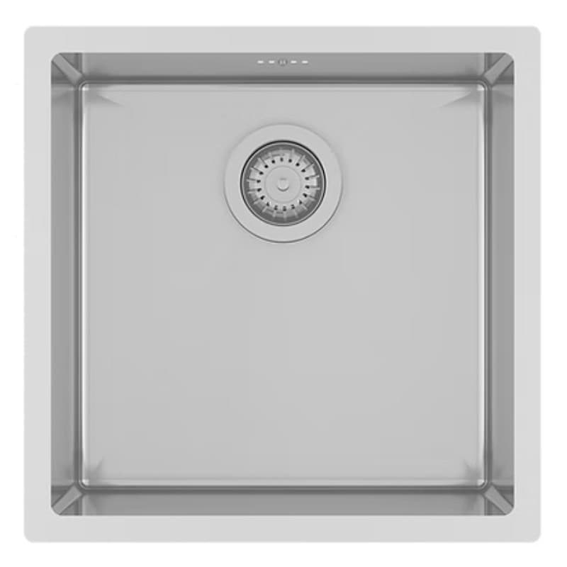 Νεροχύτης κουζίνας ανοξείδωτος Helika Enna ENN100X 45×45 Inox Σατινέ (υποκαθήμενος)