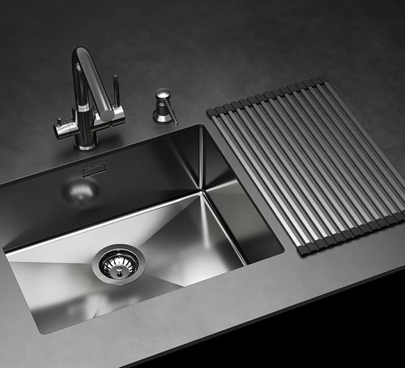 Επιφάνεια αποστράγγισης Helika RM-2845-T Γραφίτης 28x45cm - 2