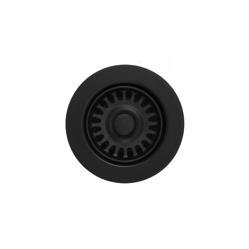 Βαλβίδα νεροχύτη + υπερχείλιση Helika AQP-601 Black metallic