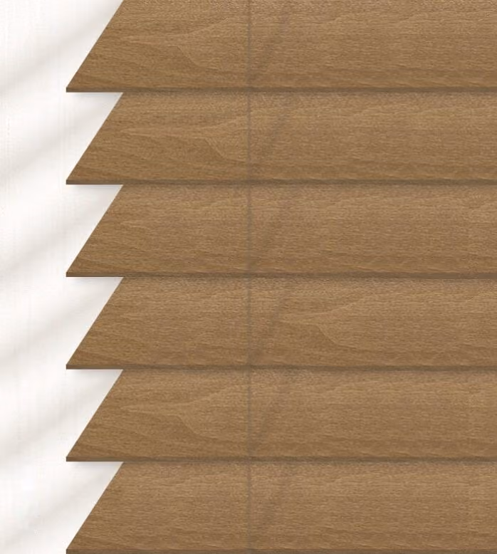 Ξύλινο Στόρι Skiastron Madera 121 50mm Καφέ Ανοιχτό