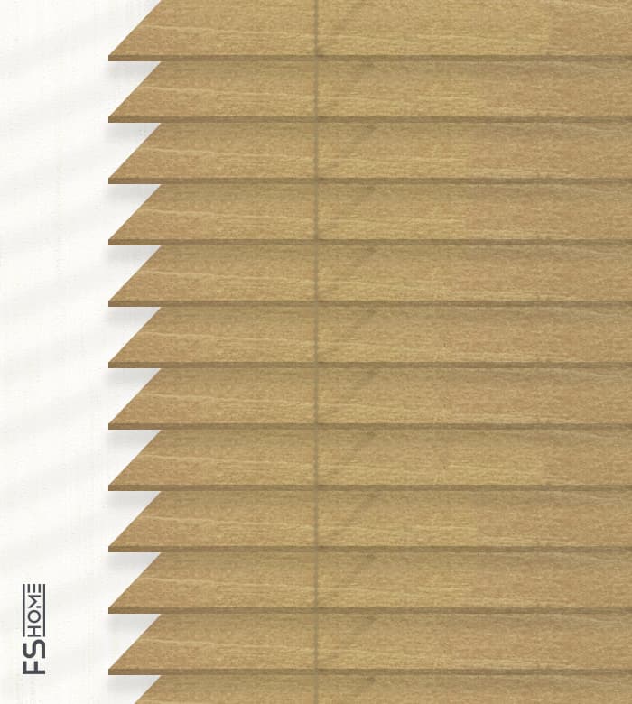 Ξύλινο Στόρι Skiastron Madera 101 25mm Καφέ Ανοιχτό