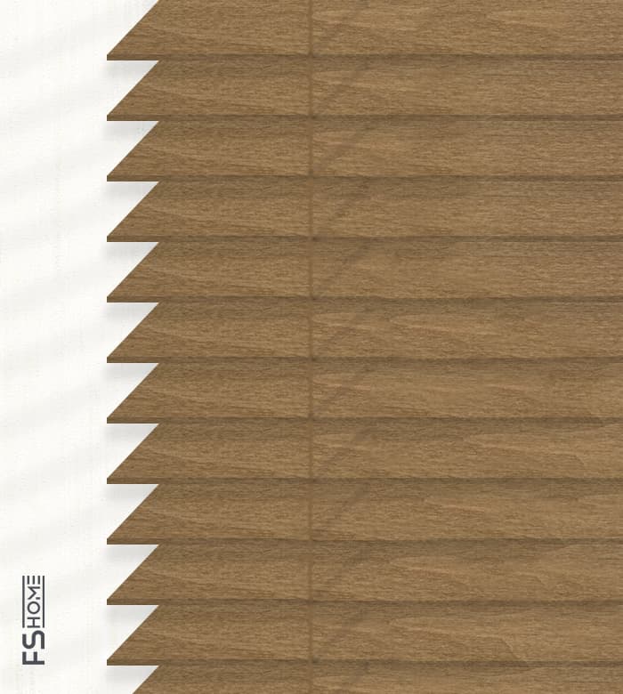 Ξύλινο Στόρι Skiastron Madera 121 25mm Καφέ Ανοιχτό