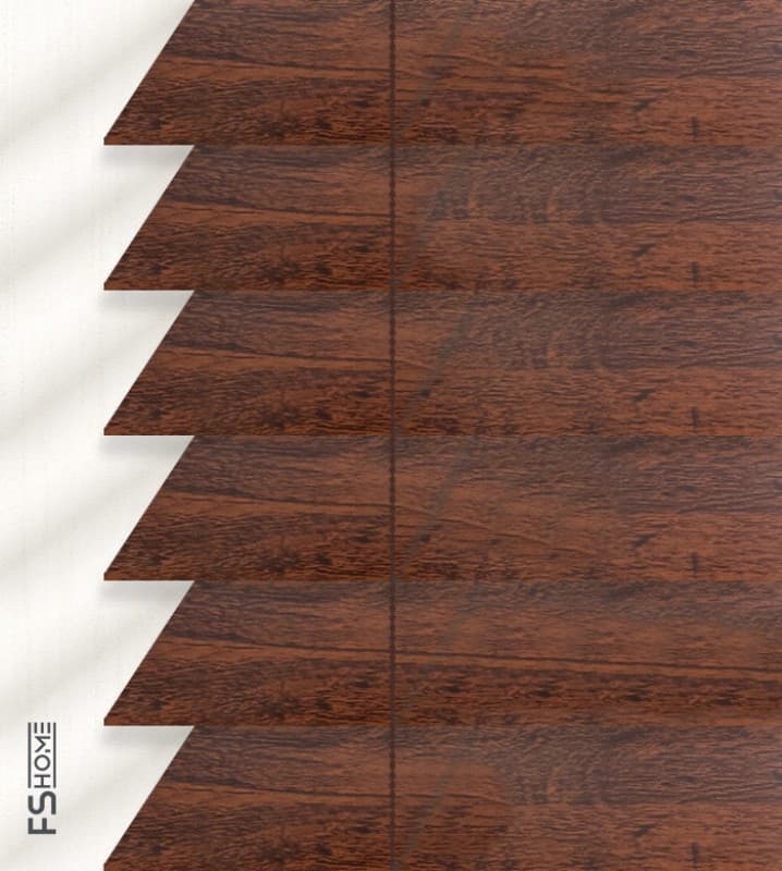 Ξύλινο Στόρι Skiastron Forest 7528 50mm Καφέ με Κόκκινα Νερά