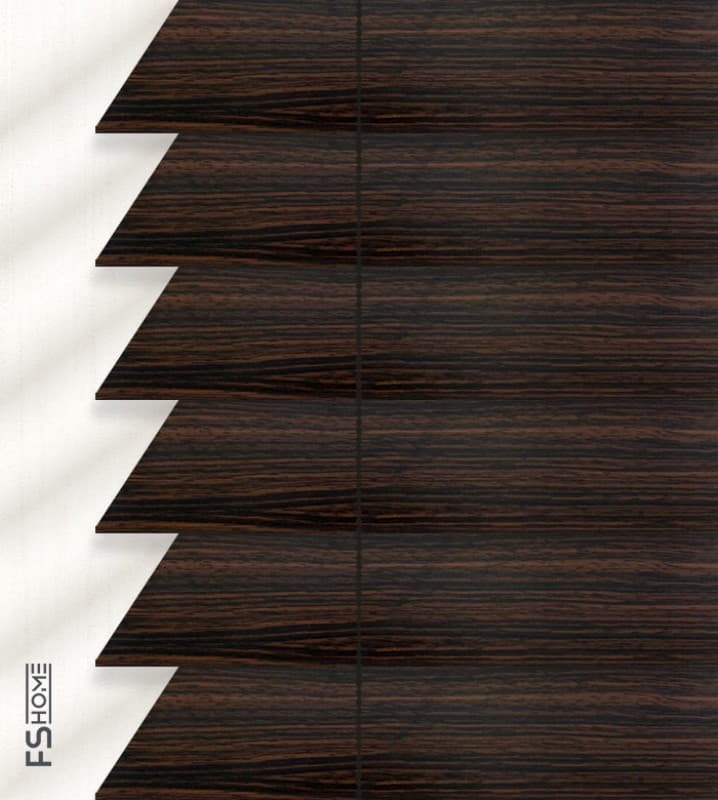 Ξύλινο Στόρι Skiastron Forest 7621 50mm Καφέ Σκούρο με Ρίγες