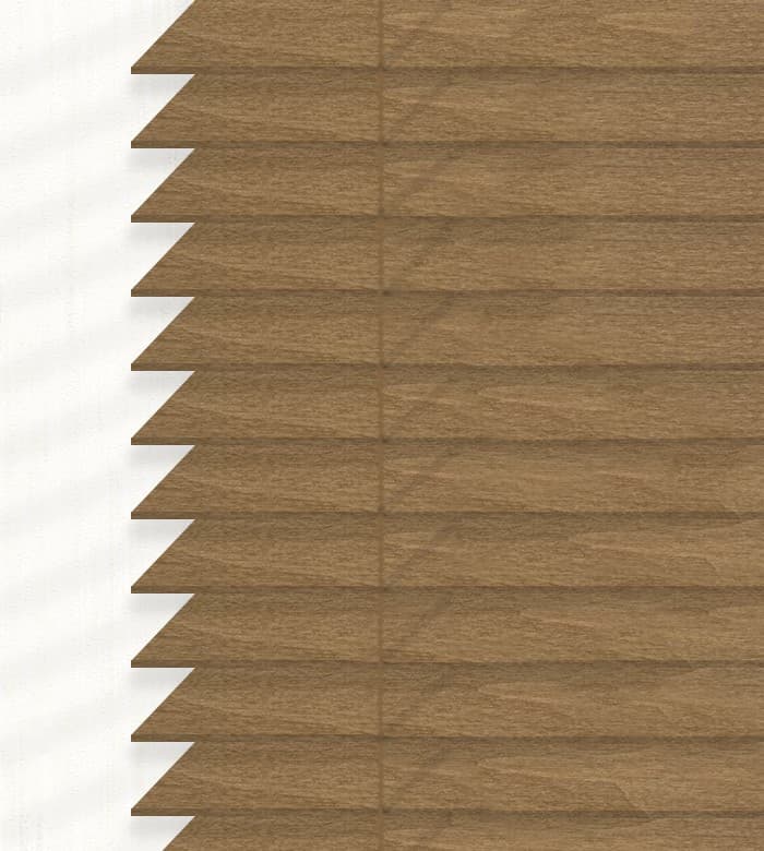Ξύλινο Στόρι Skiastron Madera 121 25mm Καφέ Ανοιχτό