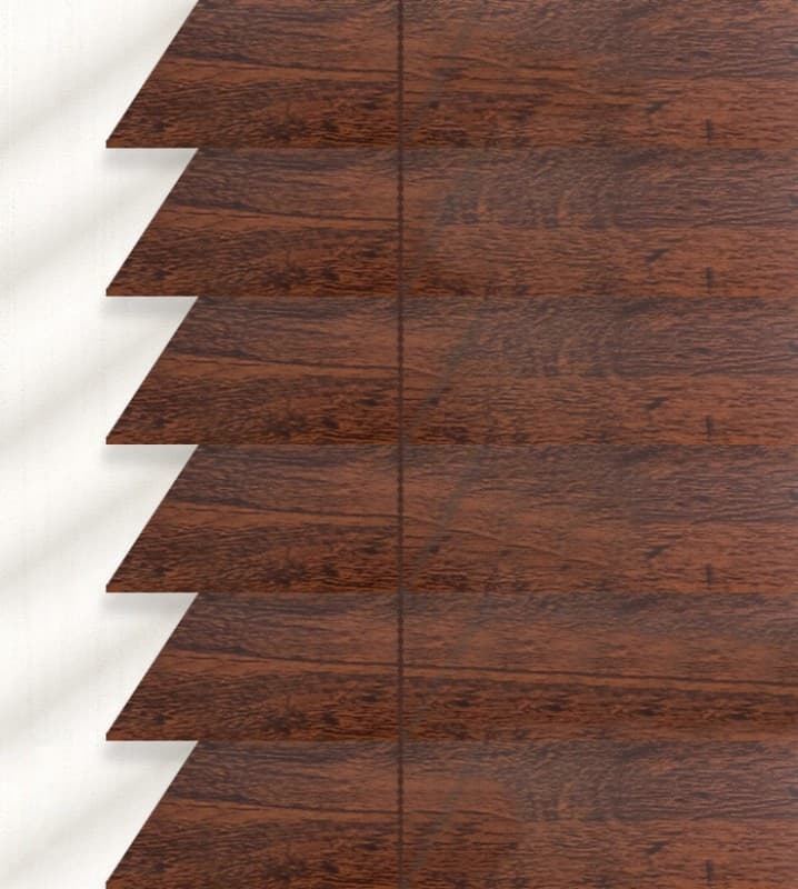 Ξύλινο Στόρι Skiastron Forest 7528 50mm Καφέ με Κόκκινα Νερά