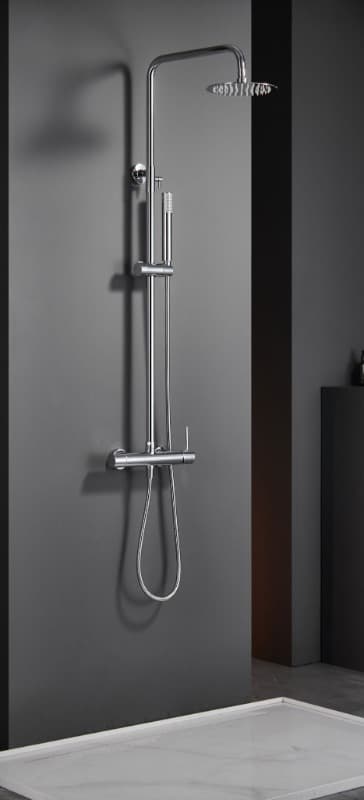 Κολώνα Ντους με Μπαταρία Imex Monza BDM039 Χρώμιο (88-124cm) - 4