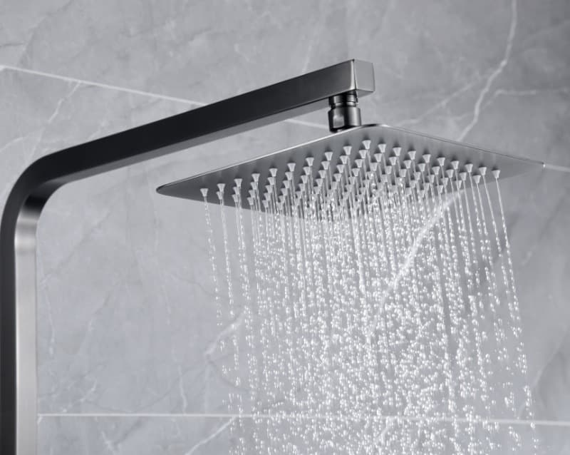 Κολώνα Ντους με Μπαταρία Imex Pisa BDP048/BGM Black Gun Metal PVD (88-124cm) - 2