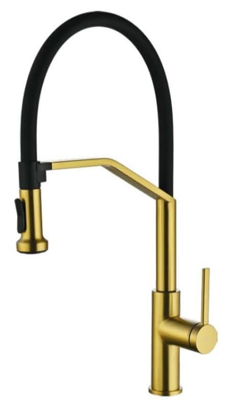 Μπαταρία κουζίνας Imex Veneto GCE029/OC Ματ Χρυσό PVD Υ54,5cm