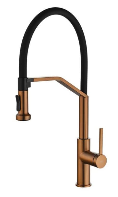 Μπαταρία κουζίνας Imex Veneto GCE029/ORC Ματ Rose Gold / Χαλκός PVD Υ54,5cm