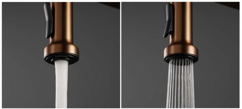 Μπαταρία κουζίνας Imex Veneto GCE029/ORC Ματ Rose Gold / Χαλκός PVD Υ54,5cm - 4