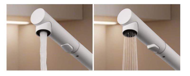 Μπαταρία κουζίνας Imex Oporto GCE030/BL Ματ Λευκό Υ39cm - 5