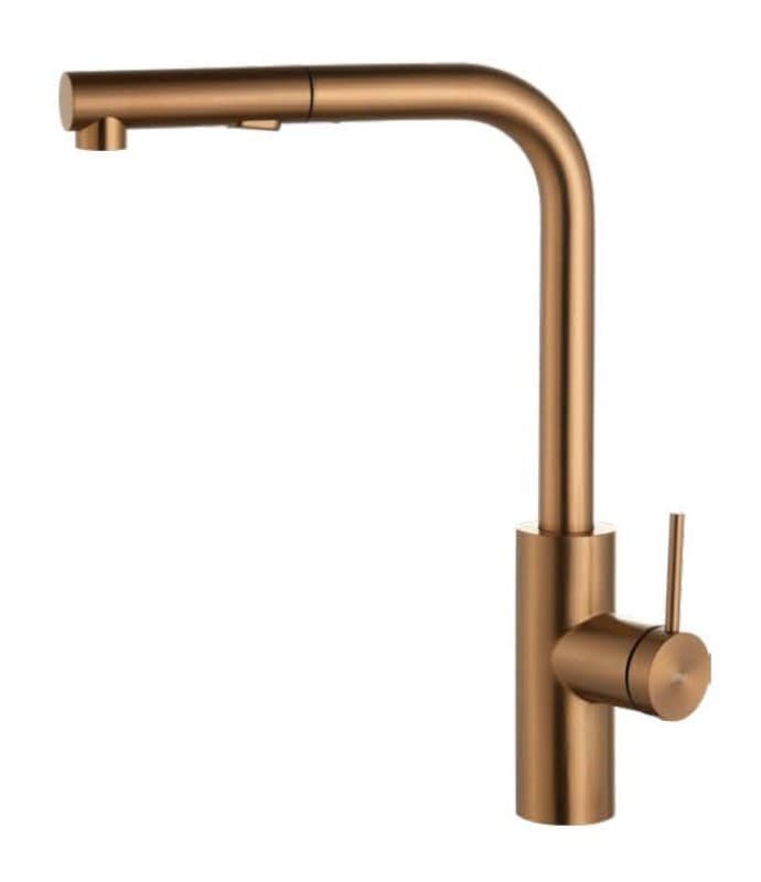 Μπαταρία κουζίνας Imex Oporto GCE030/ORC Ματ Rose Gold / Χαλκός PVD Υ39cm