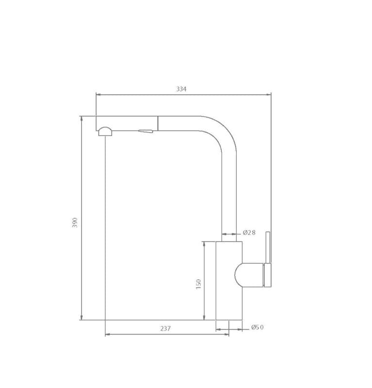 Μπαταρία κουζίνας Imex Oporto GCE030/BL Ματ Λευκό Υ39cm - 2