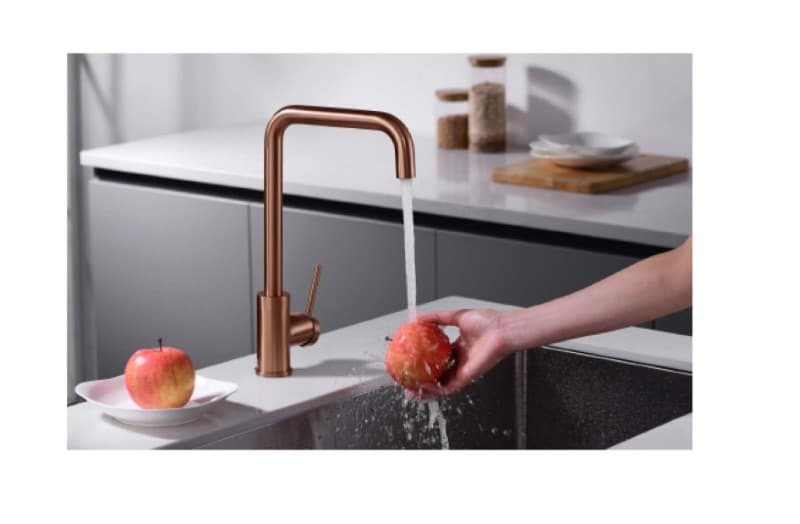 Μπαταρία κουζίνας Imex Loira GCR004/ORC Ματ Rose Gold / Χαλκός PVD Υ35cm - 4
