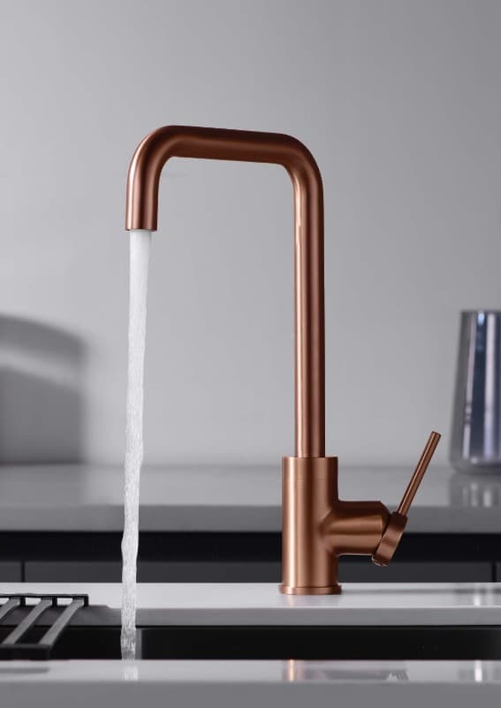 Μπαταρία κουζίνας Imex Loira GCR004/ORC Ματ Rose Gold / Χαλκός PVD Υ35cm - 3
