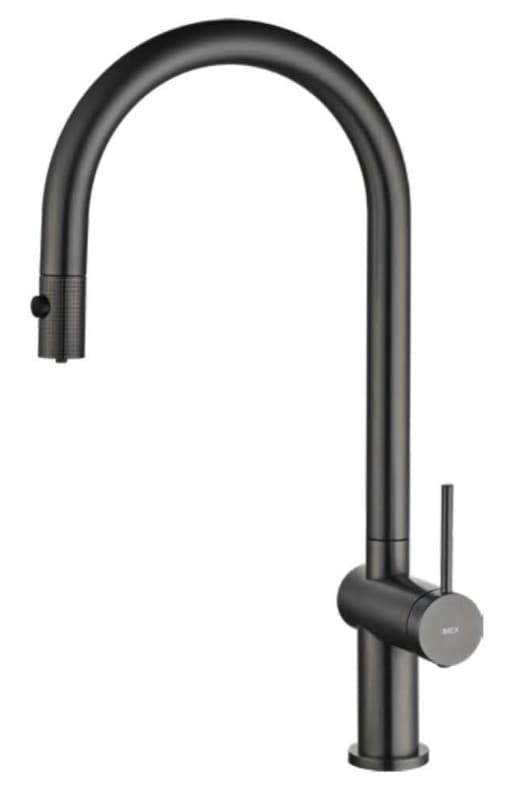 Μπαταρία κουζίνας Imex Lazio GOS006/BGM Black Gun Metal PVD Υ47,2cm