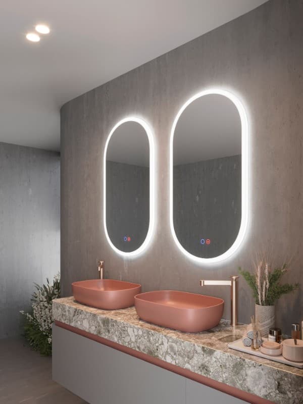 Καθρέπτης μπάνιου με Led Imex Canada CANA030/90 50x90cm