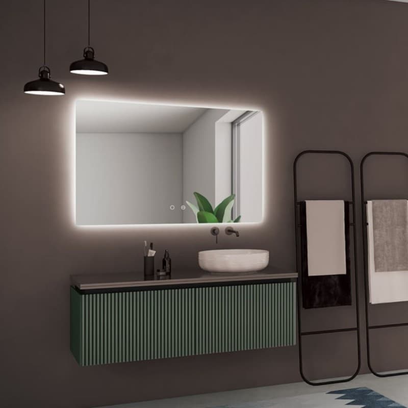 Καθρέπτης μπάνιου με Led Imex Italia ITAL007/120 80x120 cm - 2