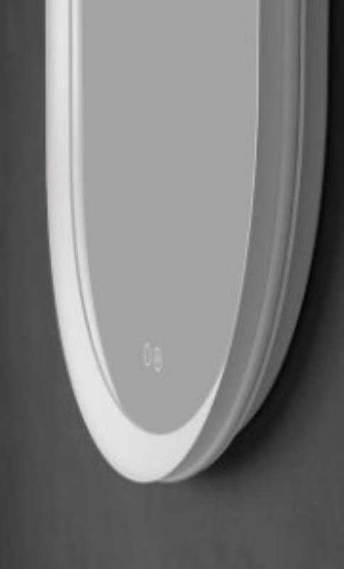 Καθρέπτης μπάνιου με Led Imex Milano MILA036/90BL Ματ Λευκό 50x90cm - 2
