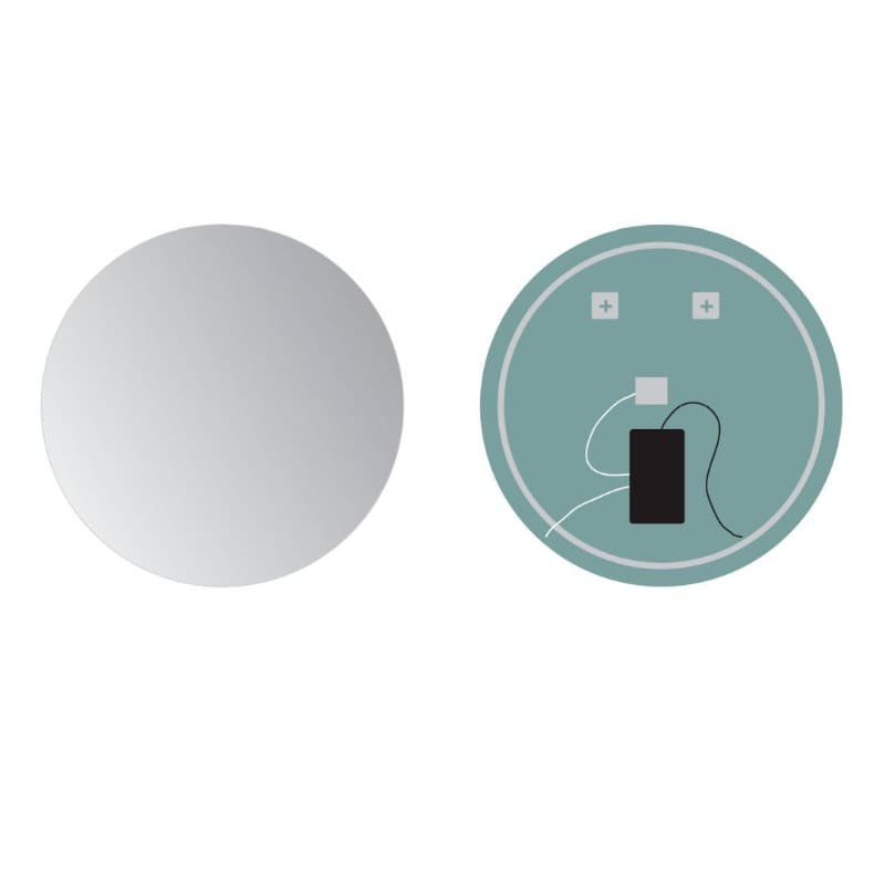 Καθρέπτης μπάνιου με Led Imex Oporto OPOR001/60C Φ60 cm - 5