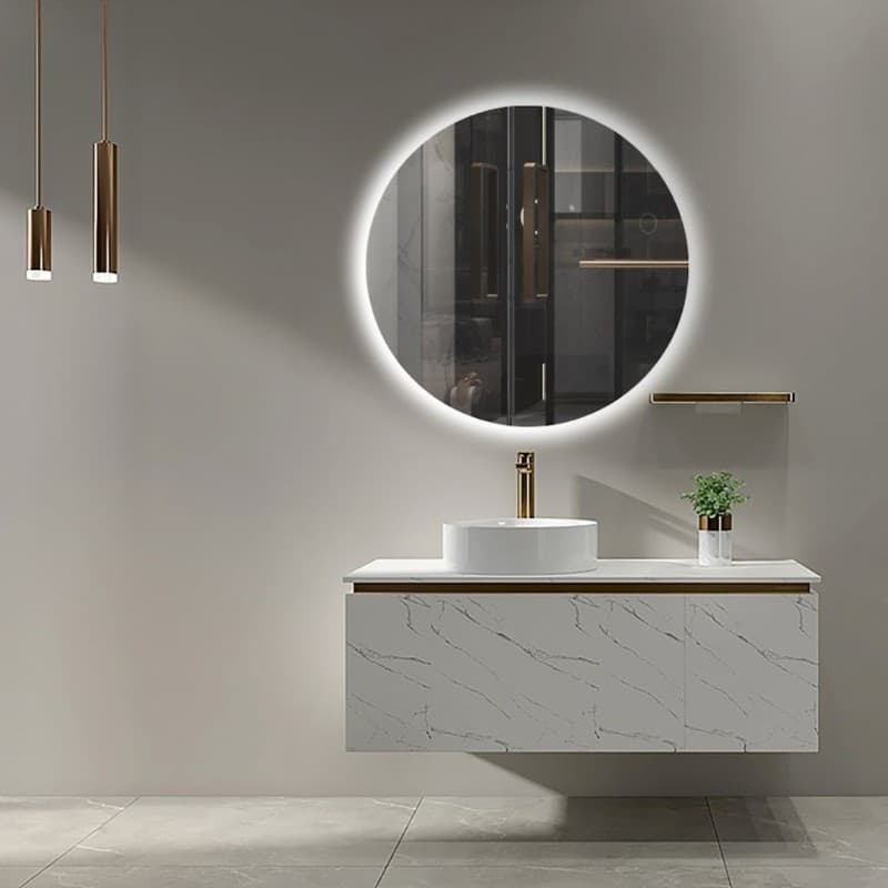 Καθρέπτης μπάνιου με Led Imex Oporto OPOR001/60C Φ60 cm