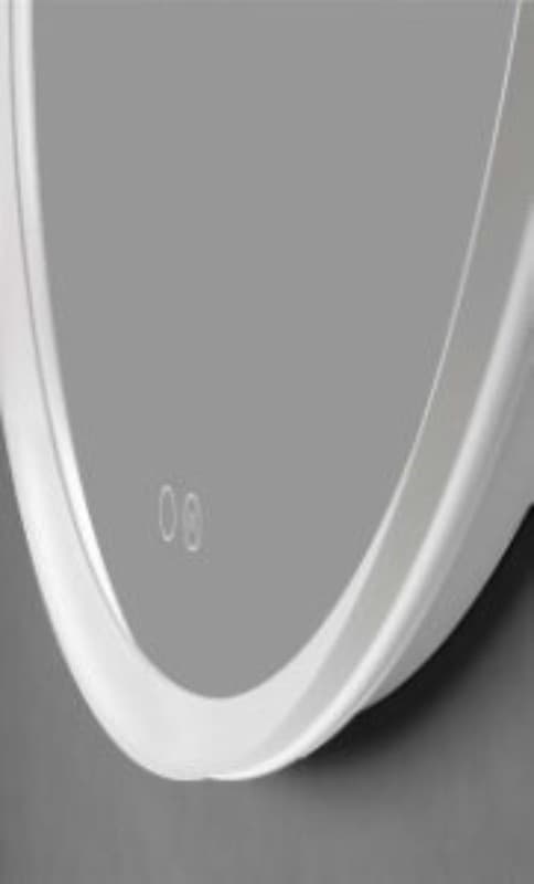 Καθρέπτης μπάνιου με Led Imex Torino TORI037/60BL Ματ Λευκό Φ60cm - 2