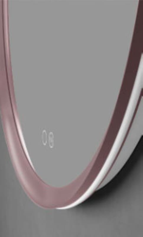 Καθρέπτης μπάνιου με Led Imex Torino TORI037/60CL Ροζ Κοραλί Φ60cm - 2