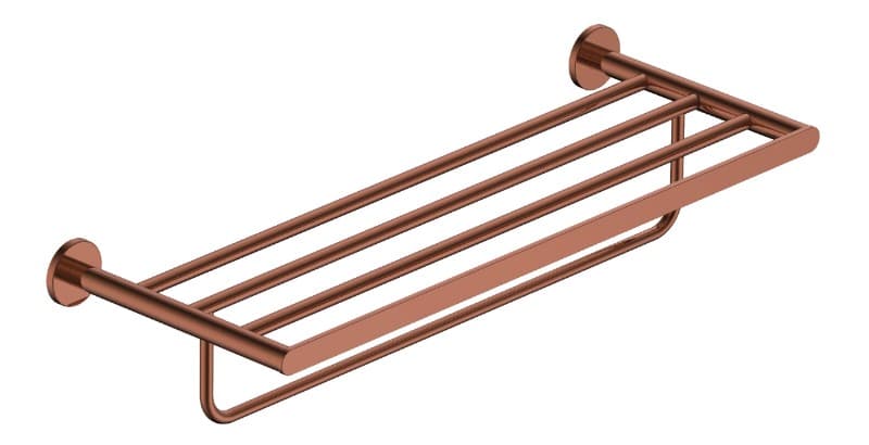 Ραφιέρα Imex Practic CAP003-05/ORC Ματ Rose Gold / Χαλκός PVD 60x22,1x12,2cm