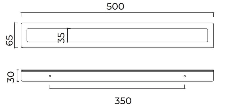 Πετσετοκρεμάστρα Imex Form CAF008-04 Χρώμιο 50x6,5x3cm - 2