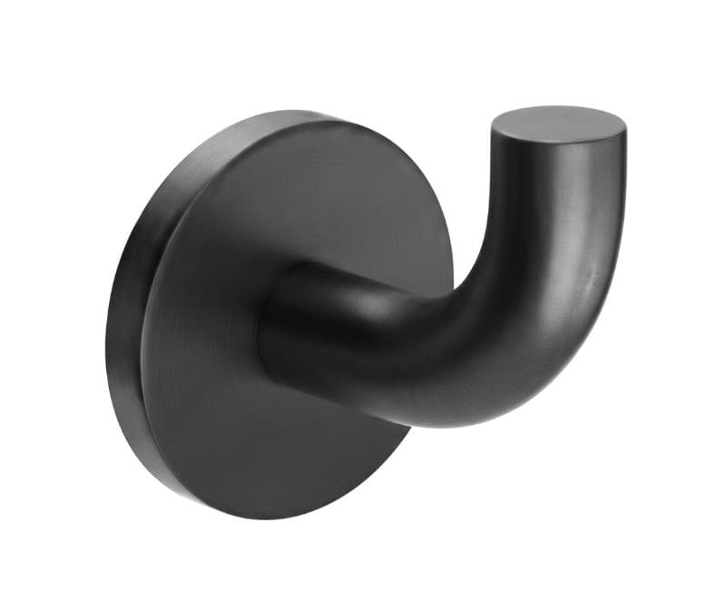 Άγκιστρο μονό Imex Pure CAP005-01/BGM Black Gun Metal PVD Φ4,5x5,3cm