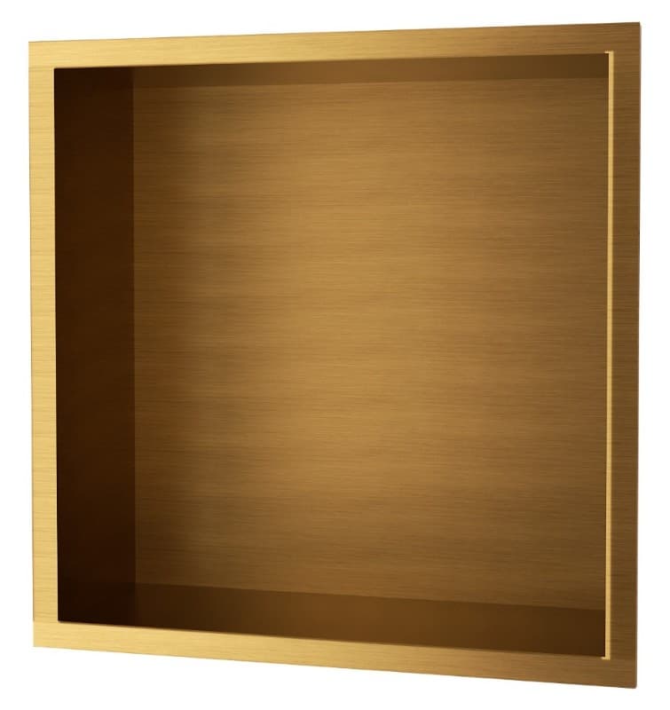 Εσοχή τοίχου Imex Atlantic HOR001/OC Ματ Χρυσό PVD 33x33x10cm