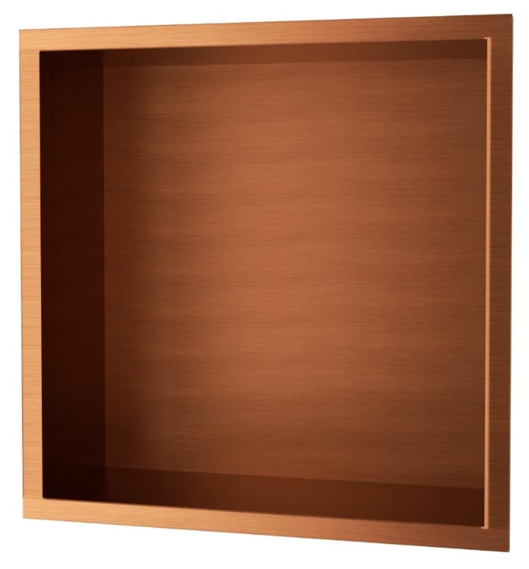 Εσοχή τοίχου Imex Atlantic HOR001/ORC Ματ Rose Gold / Χαλκός PVD 33x33x10cm